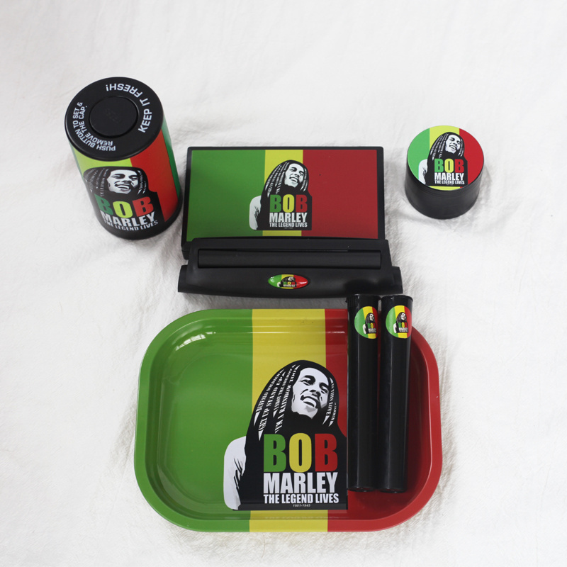 Cigarette Rolling Machine Smoking Accessories Custom Rolling Tray Grinder Set