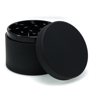 4-layer Aluminum Herbal Herb Tobacco Grinder Smoke Grinders Smoking  Accessories Black Smoke Cutter  Tools