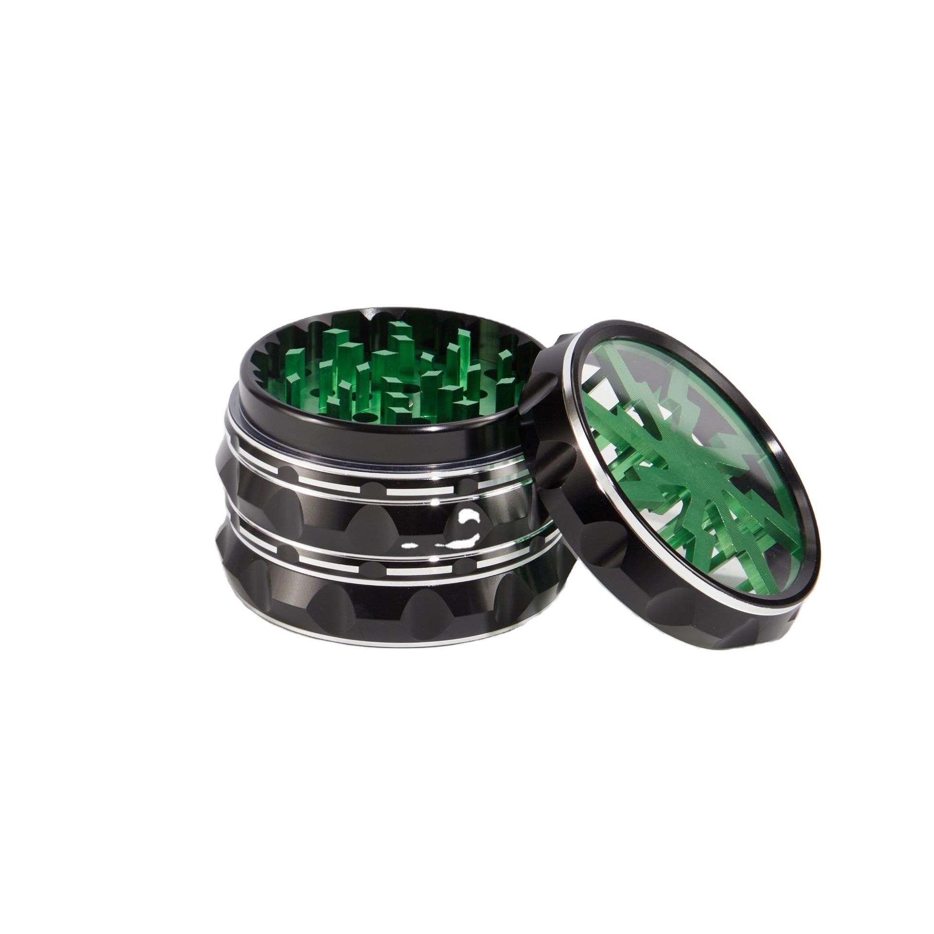 Custom Portable Mini Electric Herb Grinder Auto Metal Grinder Vapor Battery Compact Tobacco Herb Grinder