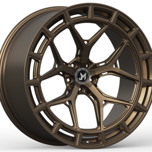 Custom color 17 18 19 20 21 22 23 24 26 inch matt bronze / brush aluminum 5x112 monoblock deep alloy concave forged wheels rims