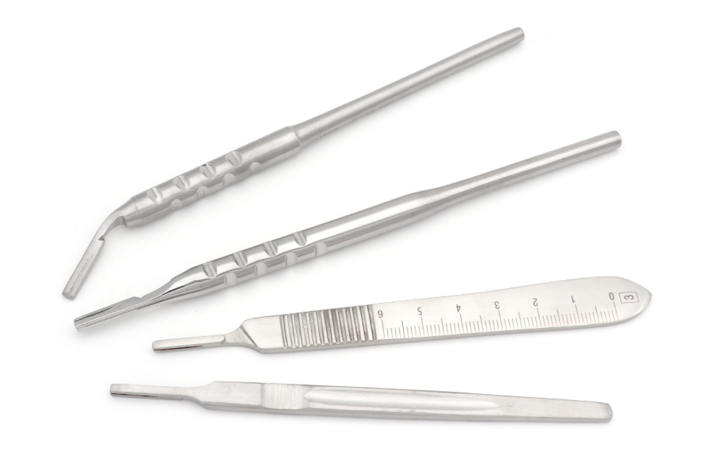 Scalpel Handles Stainless Steel Scalpel Handle N.3 12.5cm SCALPEL SURGICAL BLADES STERILE STAINLESS STEEL HANDLE