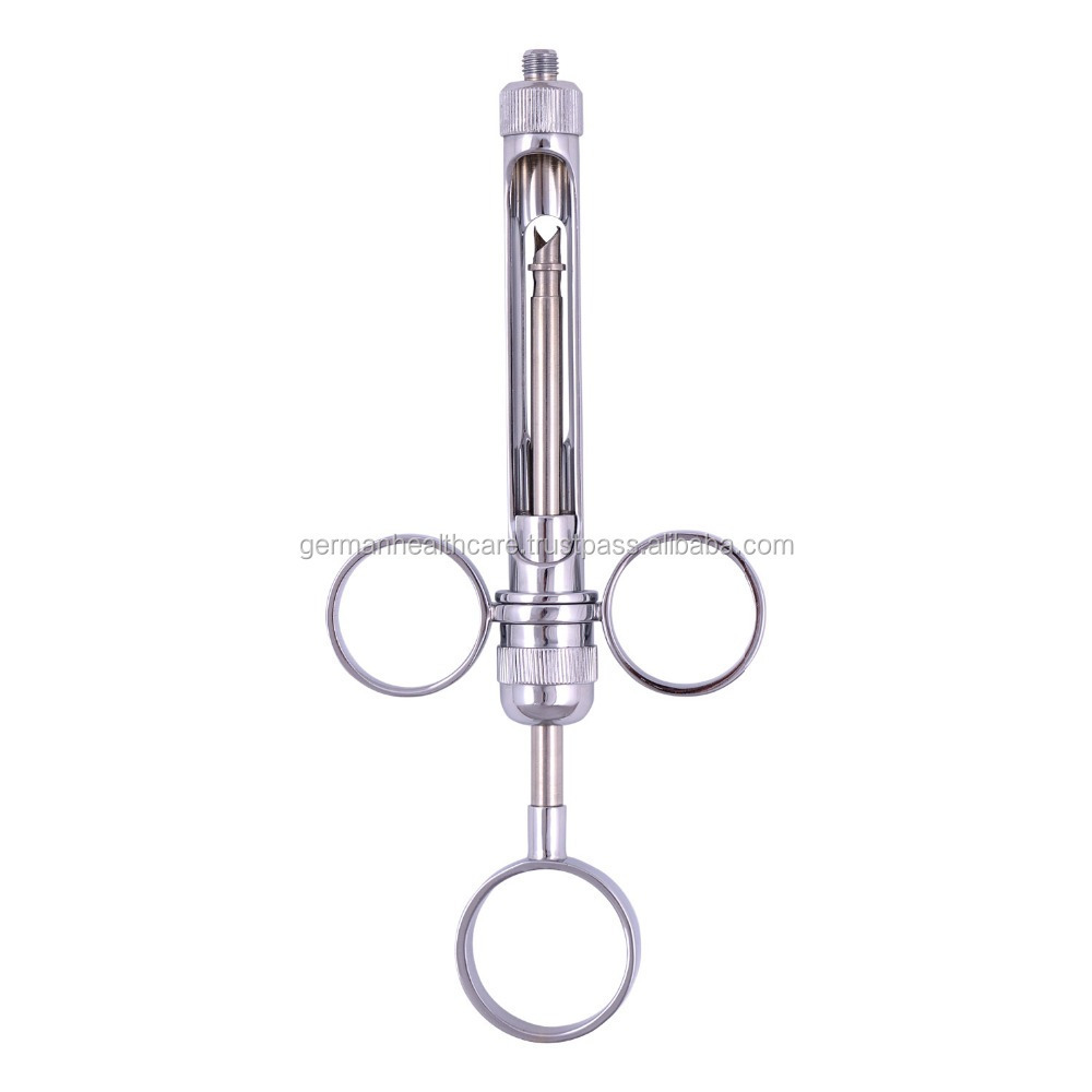 Cartridge Aspirating Syringe , Non Folding Type Stainless Steel 1.2ml Dental Instruments