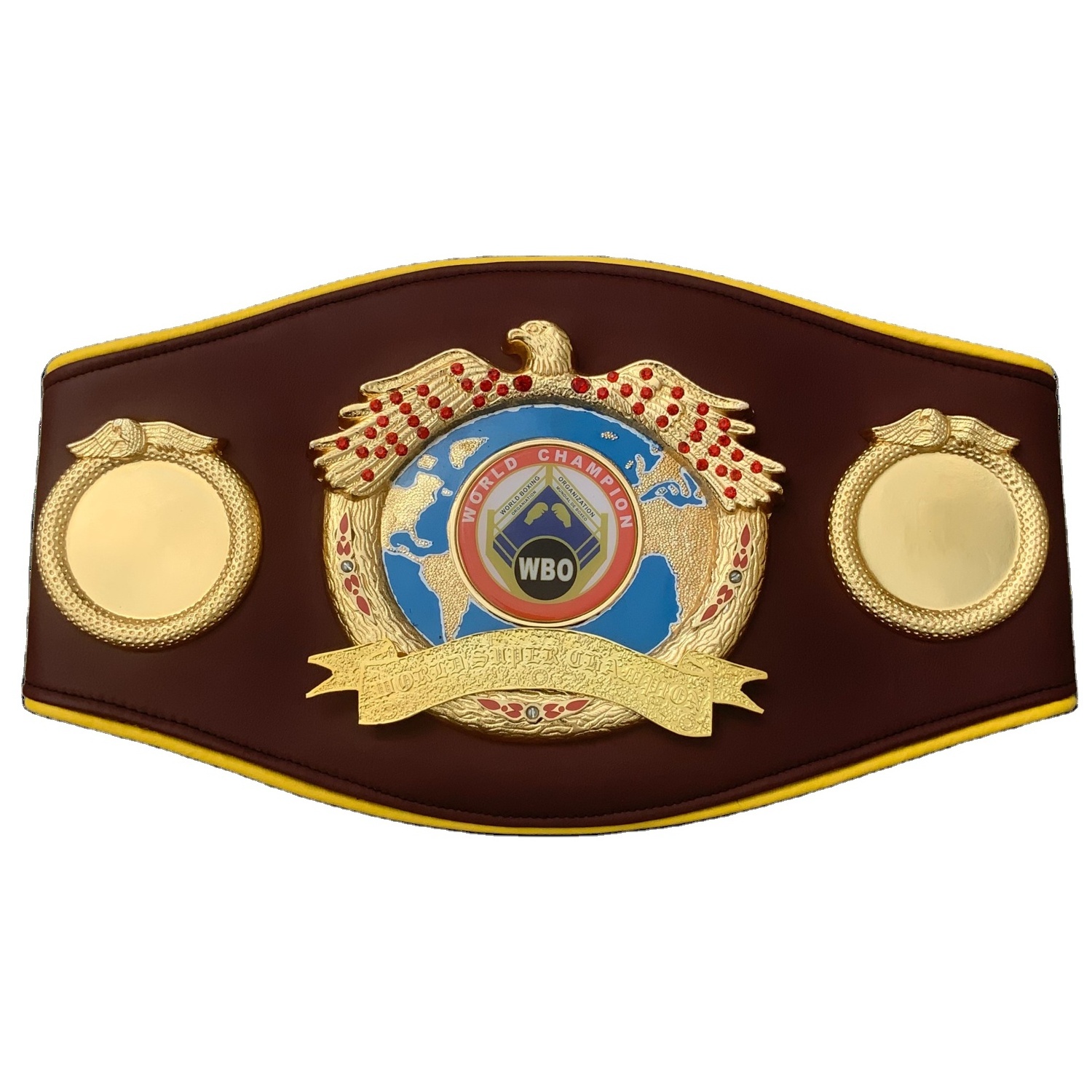 WBO Belt IBF WBC High Quality New Arrival Custom Logo Metal Plate Championship winner Belt boxing