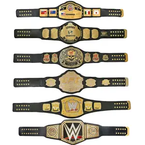 World Heavyweight Wrestling Championship Title Belt Wrestling Championship Belts Custom Brass Zinc Metal Plates Belts