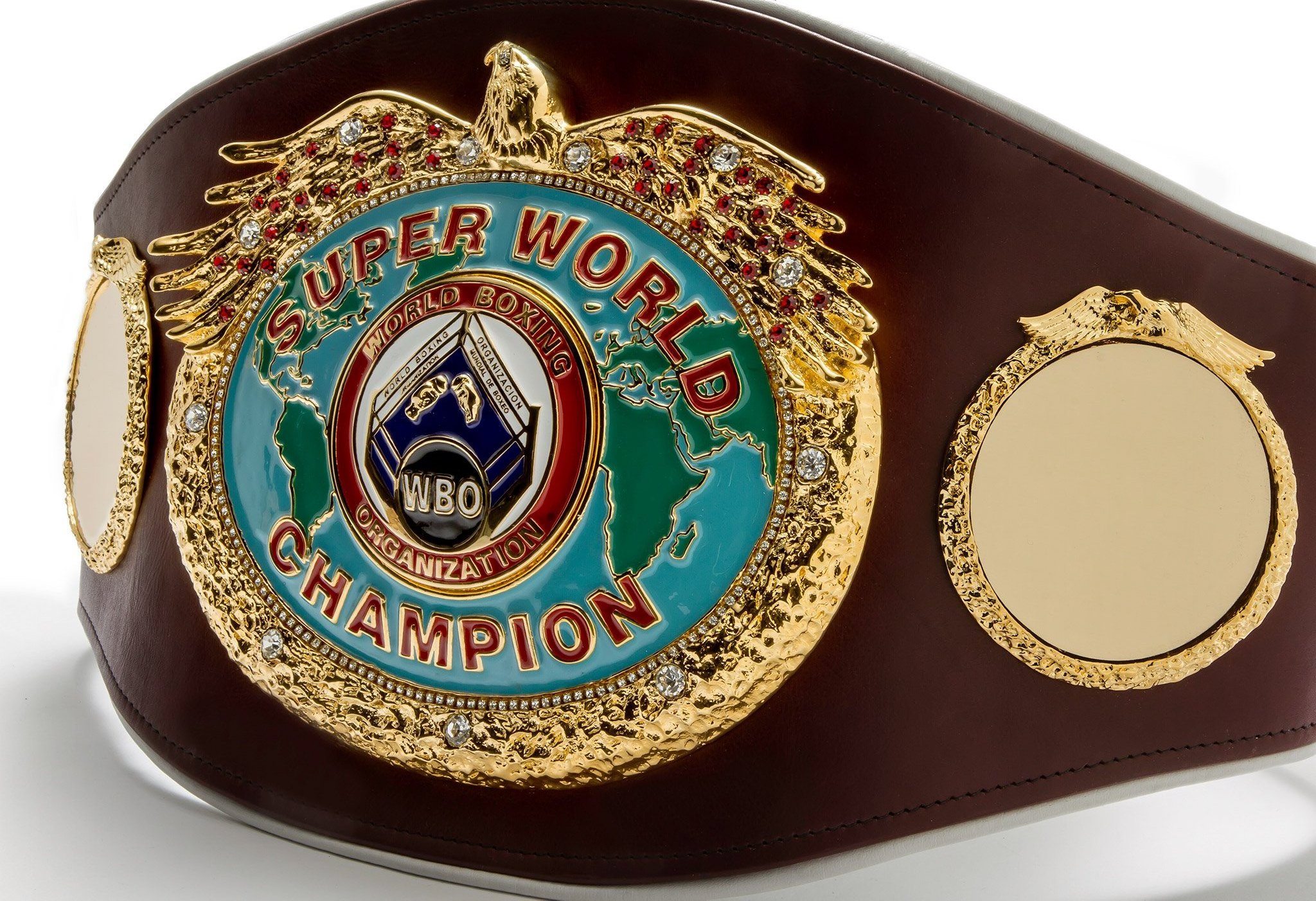 WBO Belt IBF WBC High Quality New Arrival Custom Logo Metal Plate Championship winner Belt boxing