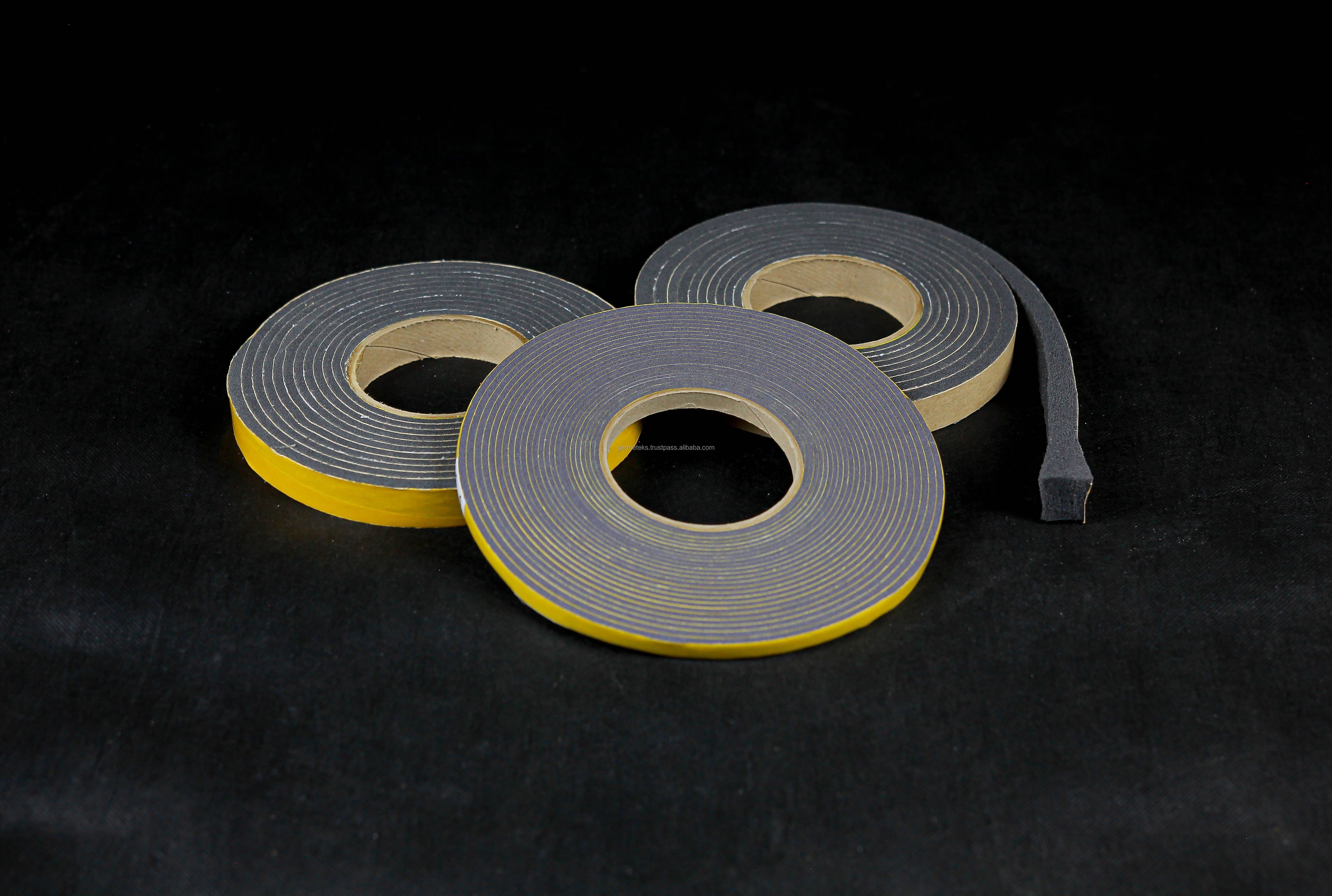 self-adhesive pre-compressed sealing tape based on polyurethane foam of various densities high quality Germetex PCST