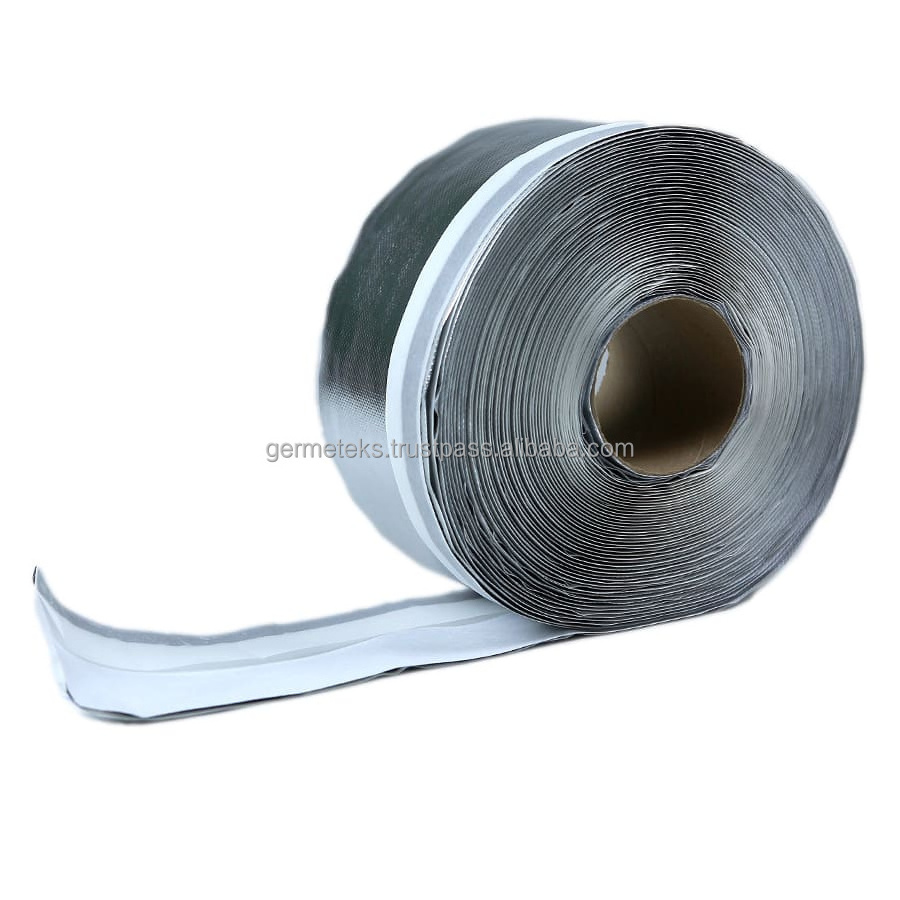 Germetex LM Alum - self-adhesive vapour barrier tape made of metallized aluminum material