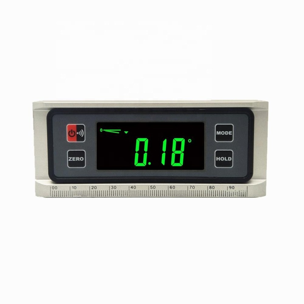 IP42 LED Display Screen Aluminum Frame Measuring Inclinometer Gauge Torpedo Digital Level