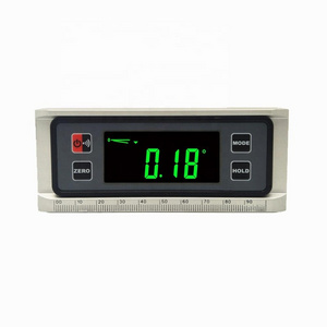 IP42 LED Display Screen Aluminum Frame Measuring Inclinometer Gauge Torpedo Digital Level