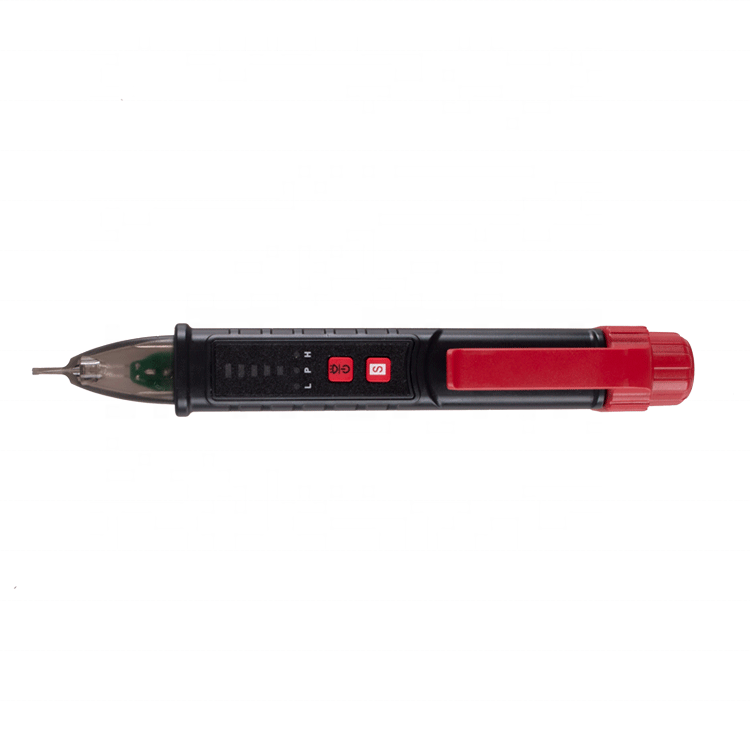 Non-Contact Voltage Tester AC Electricity Detector Pen 12V-1000V/48V-1000V Dual Range with Red & Green LEDs Flashlight