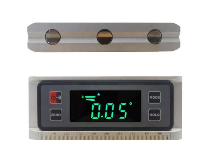 IP42 LED Display Screen Aluminum Frame Measuring Inclinometer Gauge Torpedo Digital Level