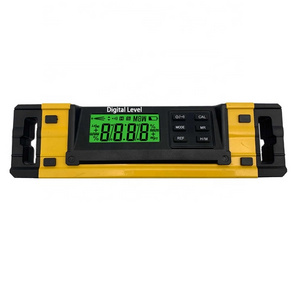 230mm IP54 Standard LCD Backlight Measuring Spirit Level Digital Level