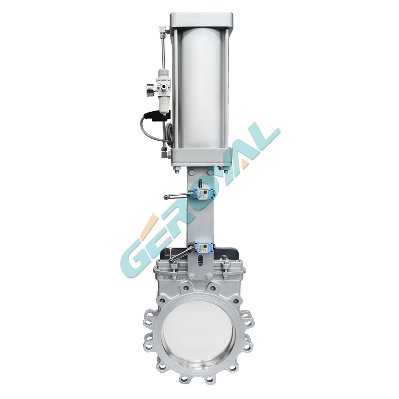 Geroyal Pneumatic Knife Gate Valve Stainless Steel  Knife Gate valve