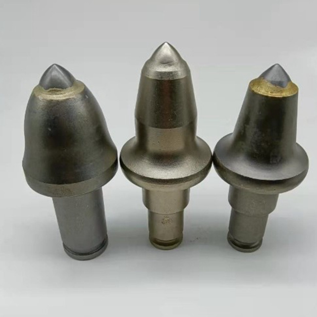 civil engineering trenching picks foundation drilling tools conical step carbide cutter teeth tunneling tools