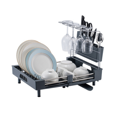 Over The Counter Dish Rack Stainless Steel 3 Layer Kitchen Over The Sink Over The Sink Dish Drying Rack Adjustable