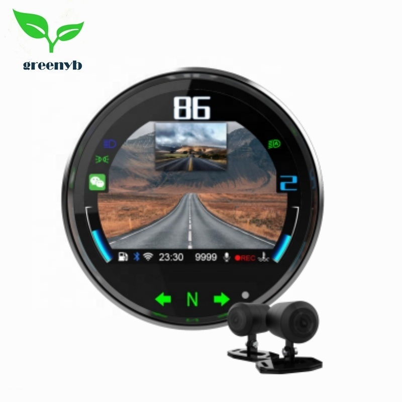 3.54 inch TFT Intelligent Meter Outdoor Waterproof Digital Dashboard for Electric Motorcycle Two Wheels Bike