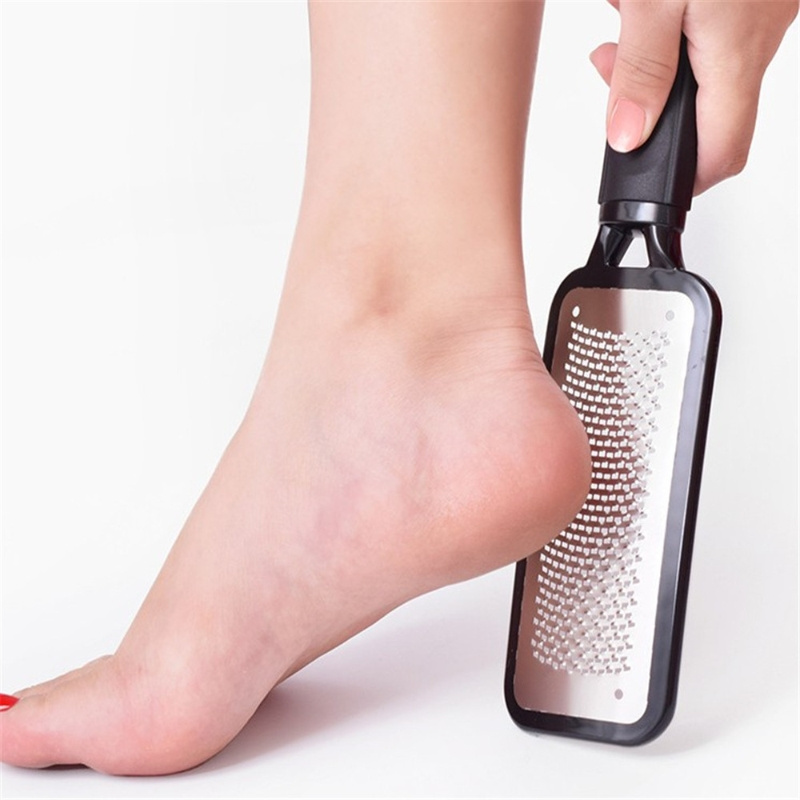 1pcs Foot Exfoliator Stainless Steel Foot Dead Skin Remover Washable Pedicure File Foot Scraper Removing Calluses For Feet