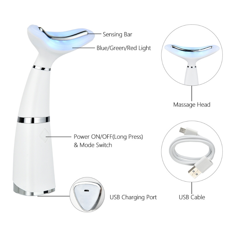 Anti Wrinkle Facial Massager Anti-Aging Face Neck Beauty Device Multifunction Neck Tightening Face Shaper