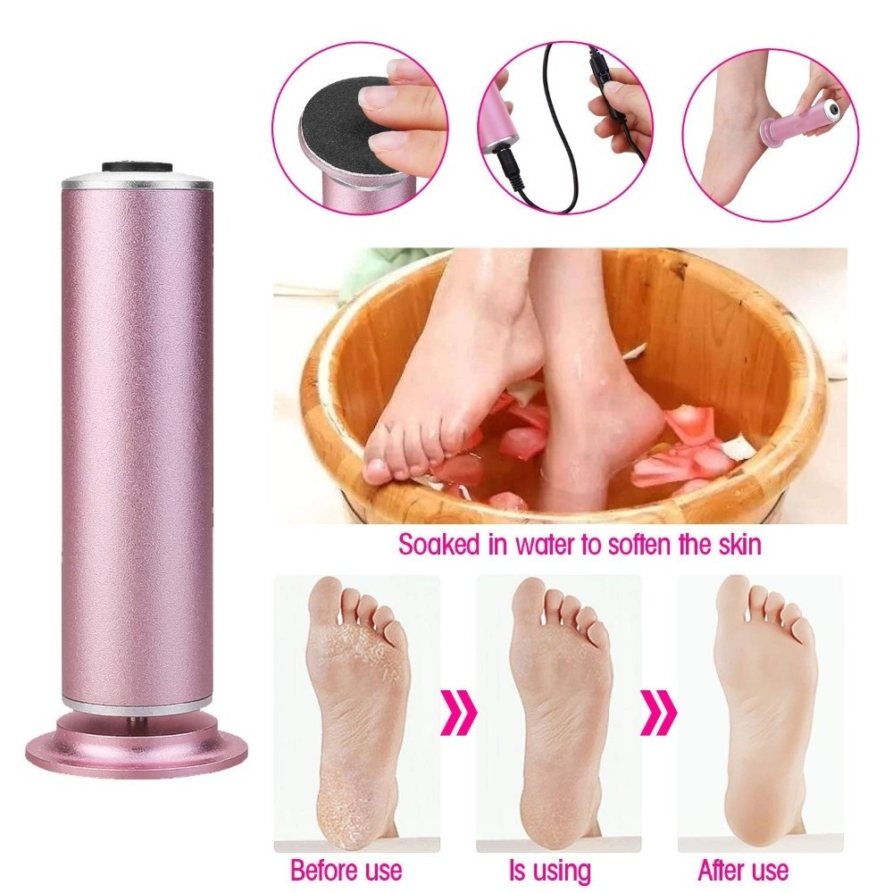 Electric Pedicure Tools Foot Care File Leg Heels Remover Dead Skin Callus Remover Feet Clean Care Machine With Sandpaper