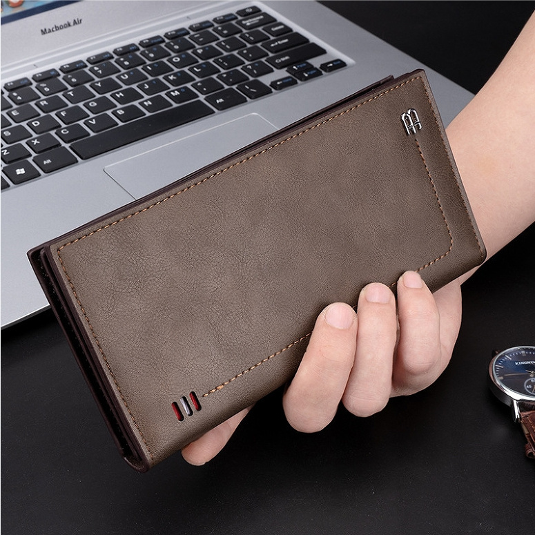 Wholesale New Luxury long wallet for men Fashion Long Card Holder Wallets for manlarge volume baellery long wallet