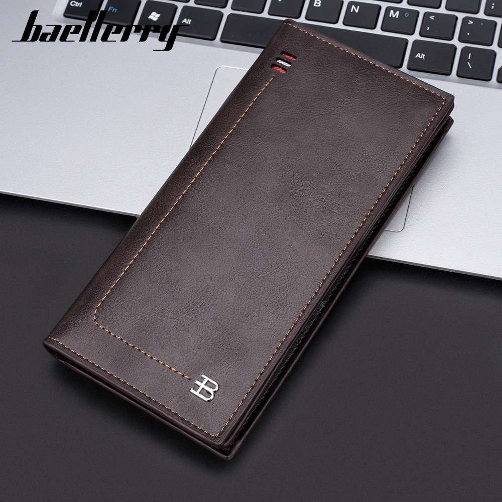 Wholesale New Luxury long wallet for men Fashion Long Card Holder Wallets for manlarge volume baellery long wallet