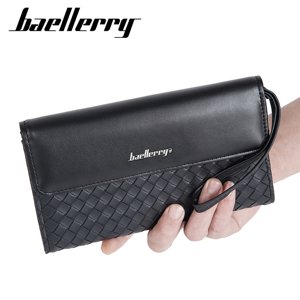 fashion Stylebaellery long wallet for men PU leather long man leather wallet luxury longr credit card holder