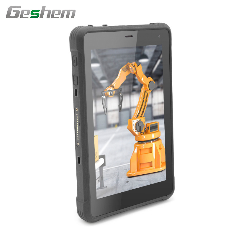 Geshem 8 Inch Android LF HF UHF RFID 4G LTE Industrial Rugged Tablet