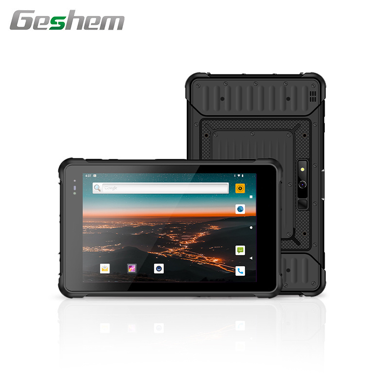 Geshem 8 Inch Android LF HF UHF RFID 4G LTE Industrial Rugged Tablet