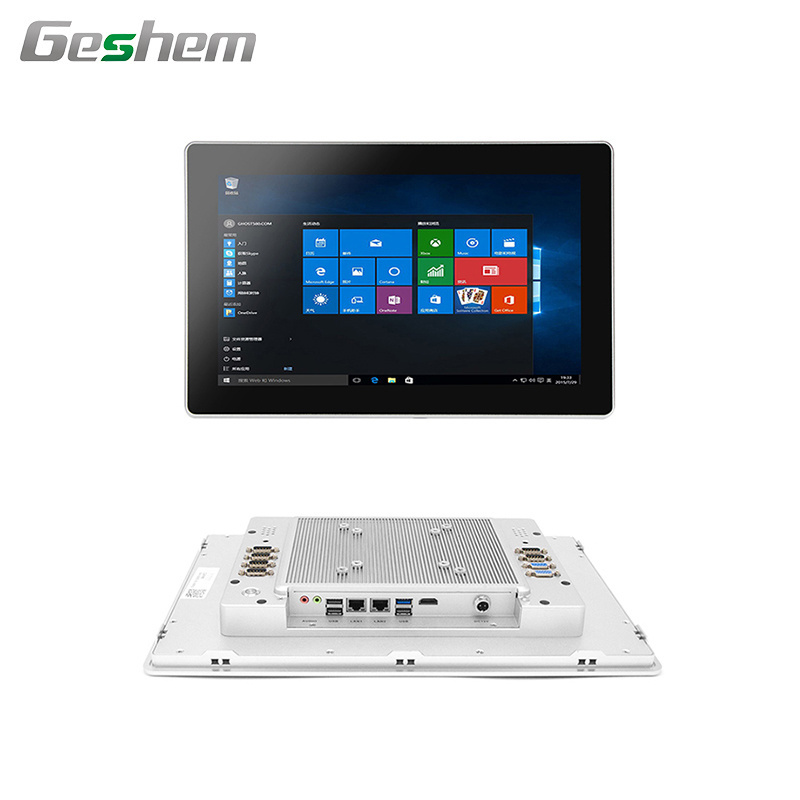 Cheap 15 inch 4*USB+6*COM 2*GbE LAN RJ45 DDR3/DDR4 RAM IP65 Capacitive touch Screen Industrial Panel PC