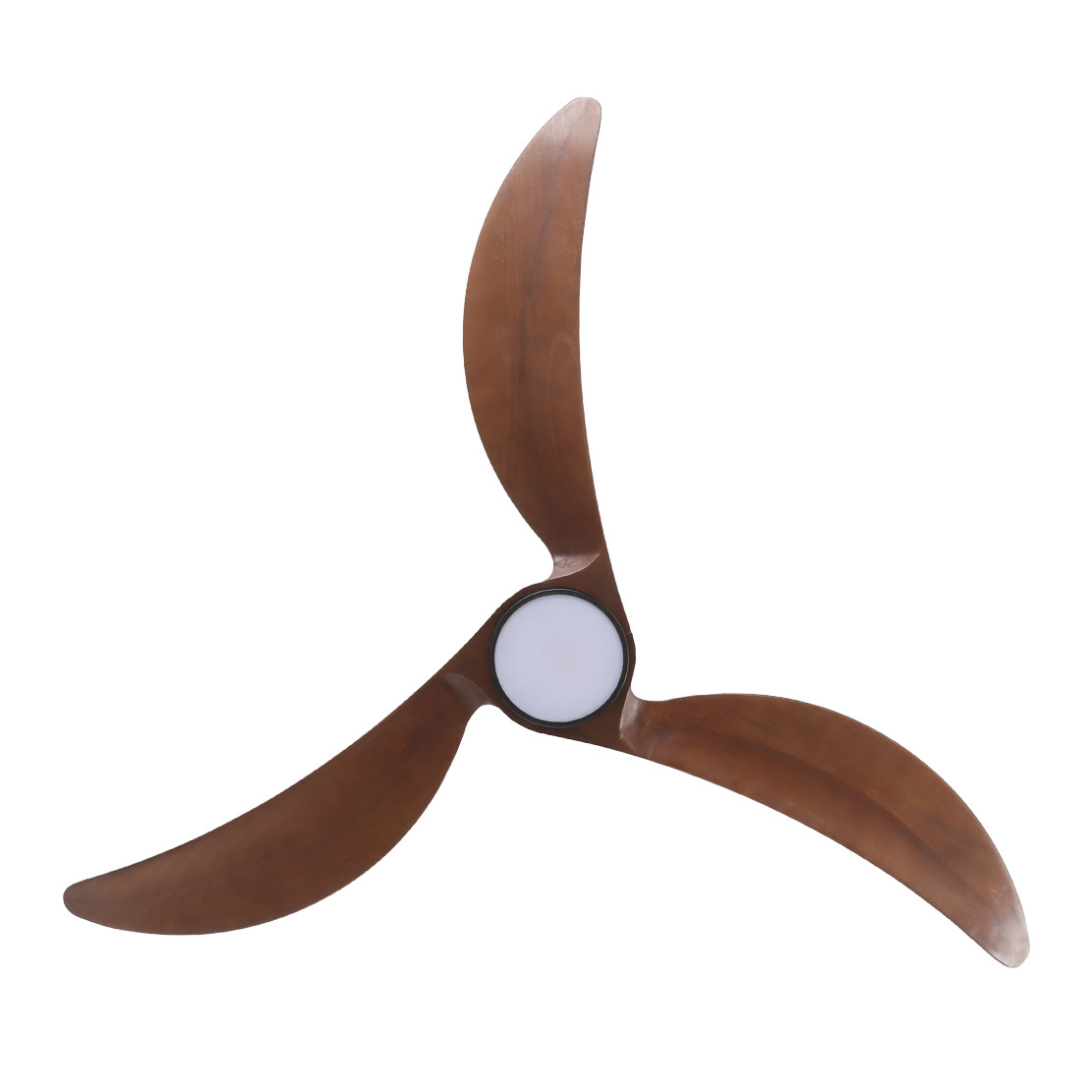 Latest designs 3 wooden blades lampe ventilateur dc motor remote control ceiling fans with lights for living room