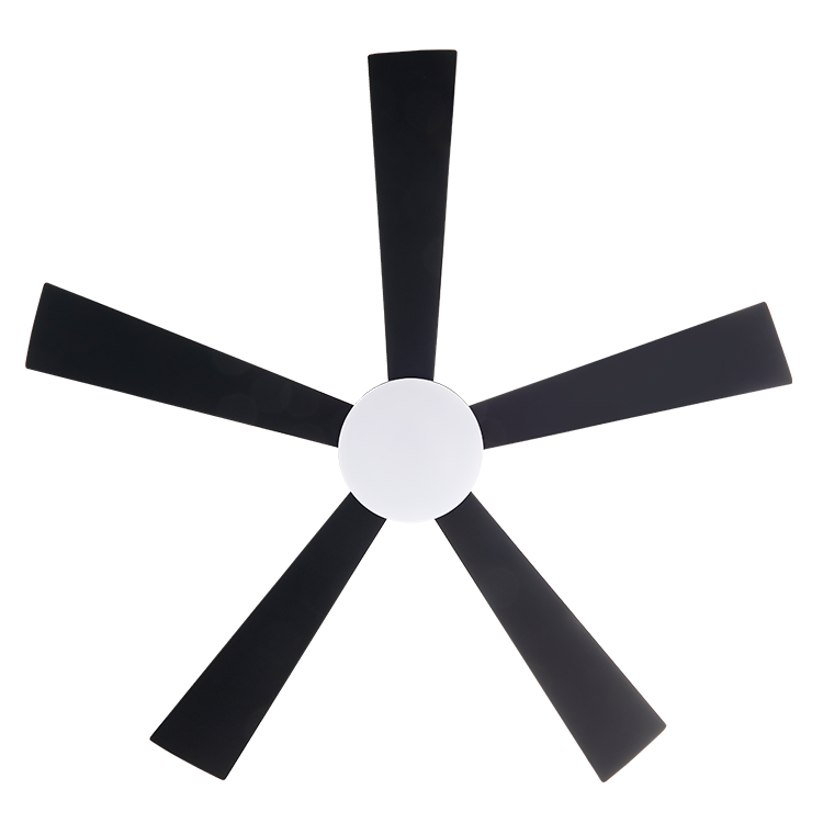 China wholesale 48 inch black 5 ABS blades lampara ventilador orient ceiling fan with light parts