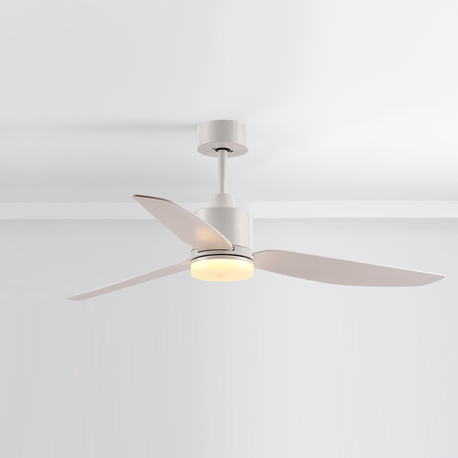 High quality bedroom 3 ABS blades fan ceil modern light dc bldc remote control fan ceiling