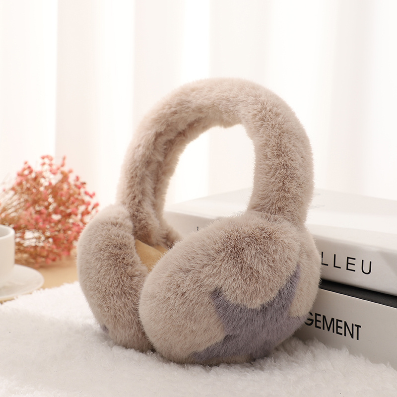 Wholesale Cute Faux Fur for Cold Protection Women Soft Warm Ear Muff Winter for Ladies