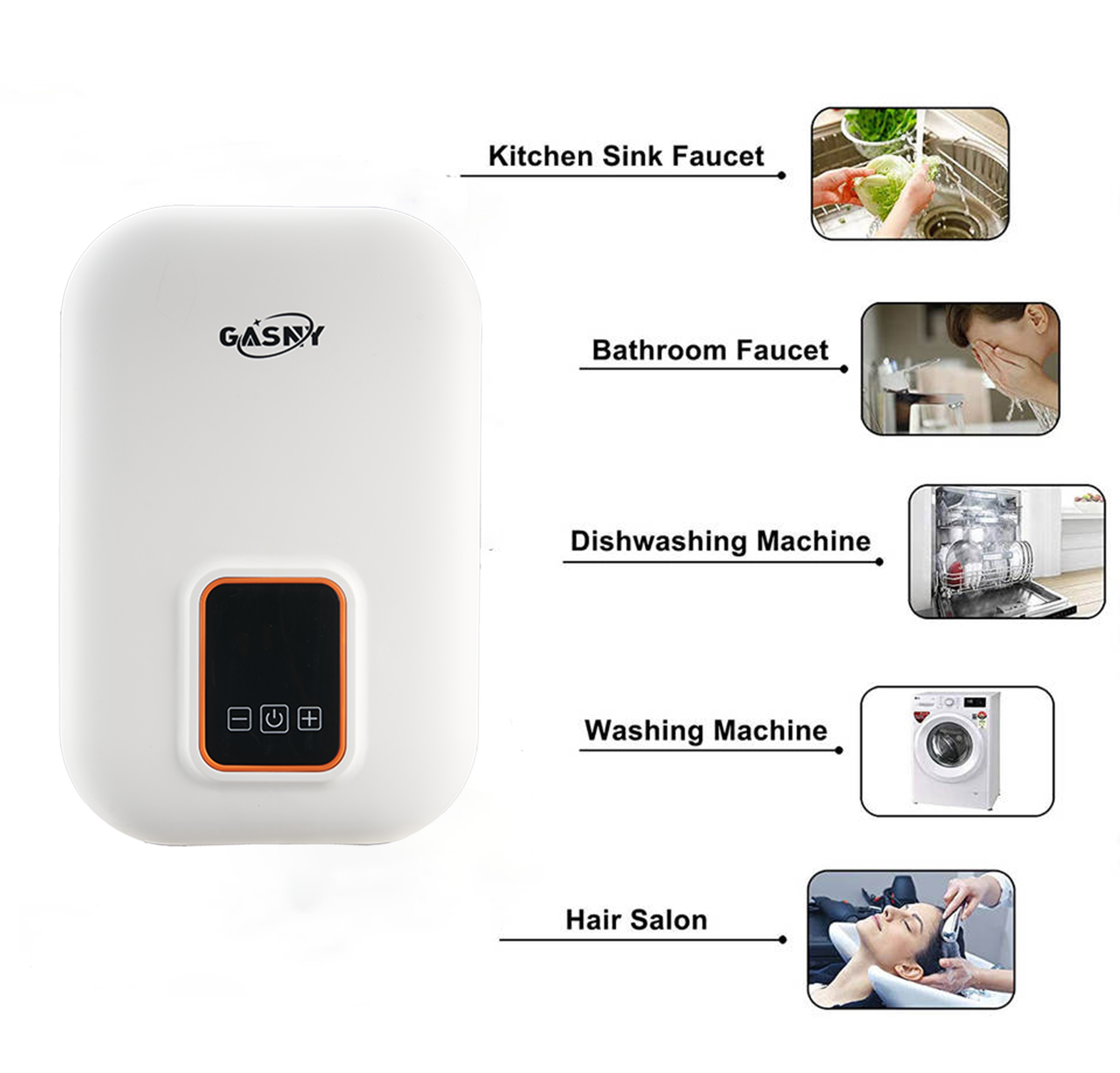 Wholesale Price 6000W  Smart Kitchen Instant water heater bathroom tankless hot mini electric water heater for shower