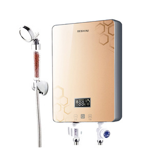 3.4-6kW 220V instant tankless hot water system shower electric water heater for household bathroom commercial hotel