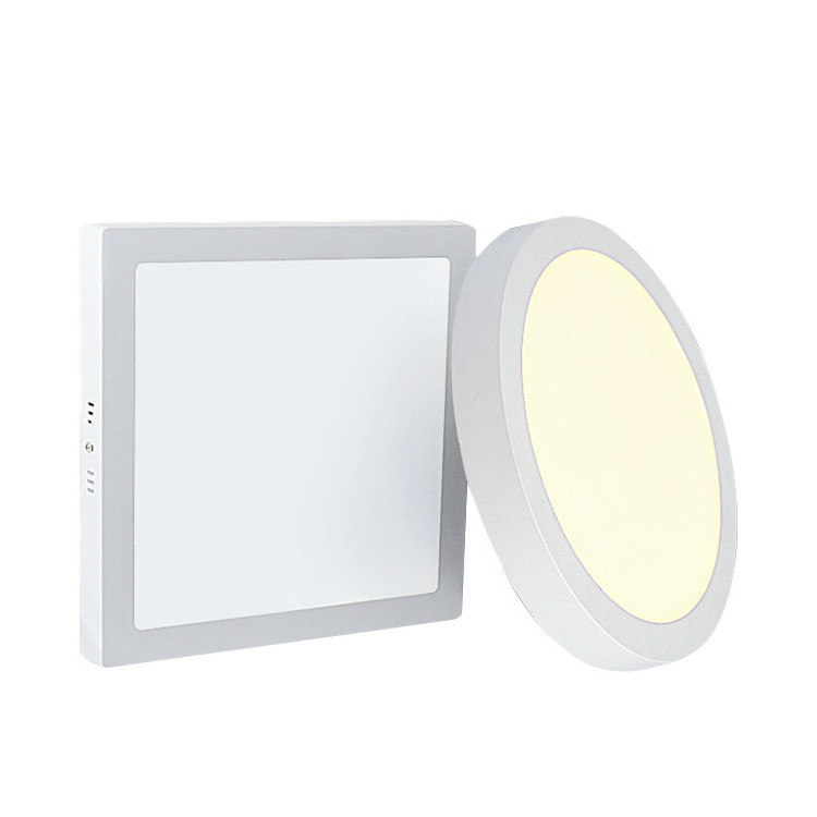 High Quality Aluminium Led Panel Light Square Round Slim Recessed Smd Round Mount Ceiling Led Panel Light Frameless Panel Light