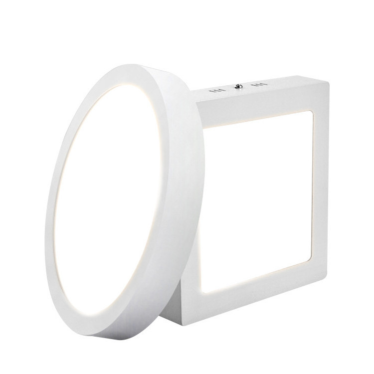 High Quality Aluminium Led Panel Light Square Round Slim Recessed Smd Round Mount Ceiling Led Panel Light Frameless Panel Light