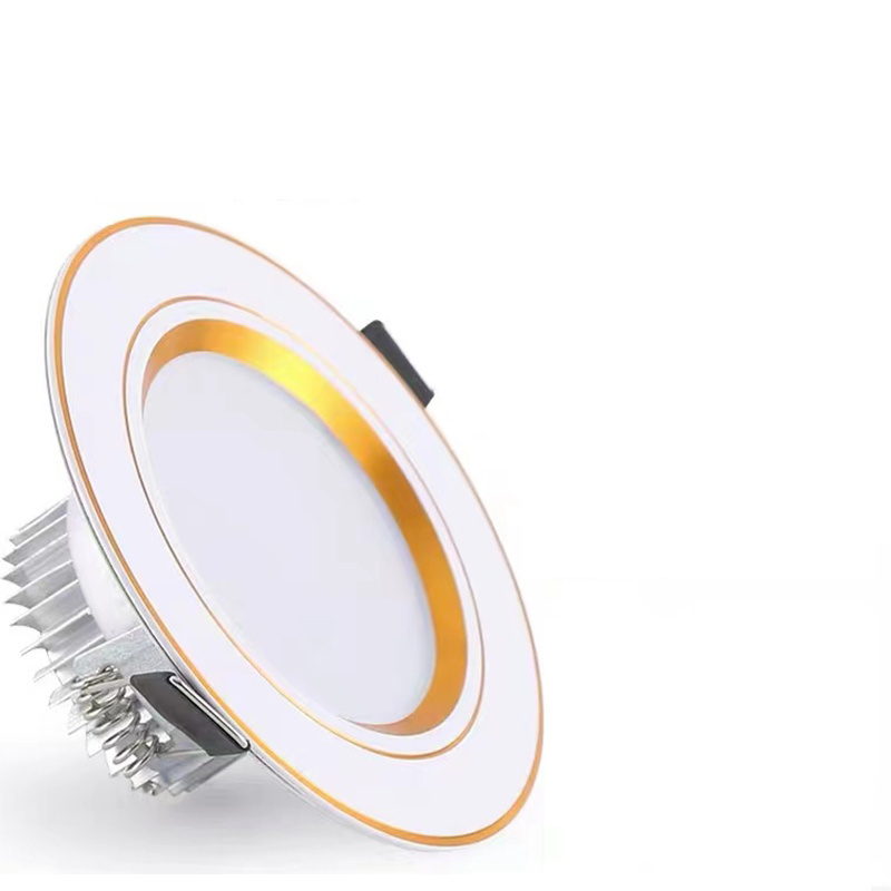 Commercial High Lumen Up Down Light 3W 5W 7W Down Light Cob Recessed Ceiling Downlight Mini Tri Color Dimmable Led Downlight