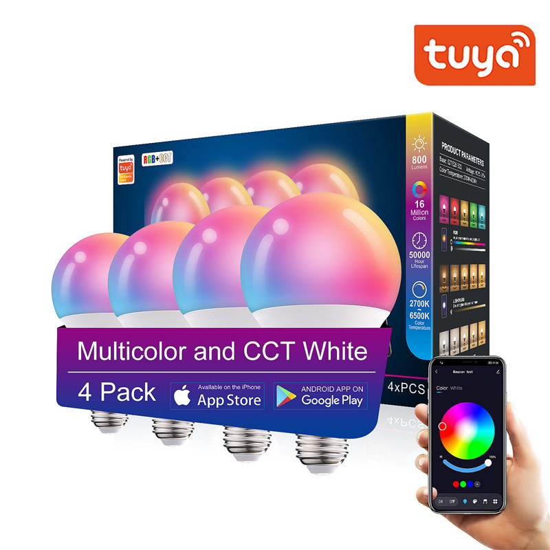 Factory App Control Rgb Bombilla Inteligente Home Smart Wifi Bulb Light Remote Control Music Color Smart Led Light Bulbs