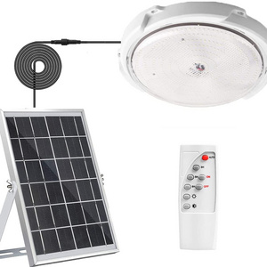 Indoor House Dustproof Solar Home Lighting System Dimming Home Lamp Panel Light Outdoor Solar Ceiling Light