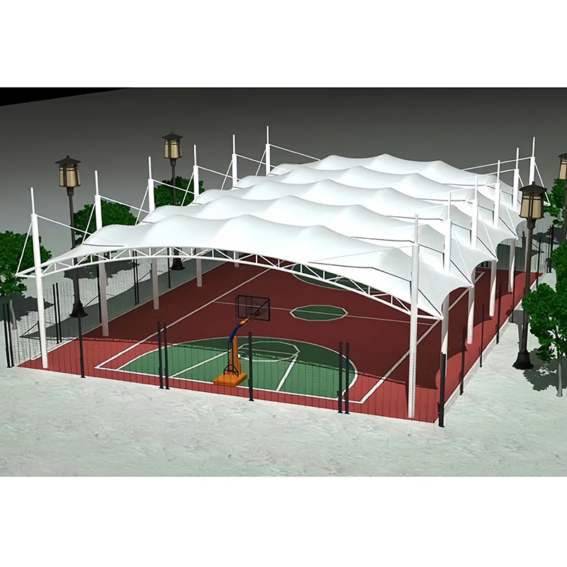 Hot Selling Permanent Self-Cleaning PVDF PTFE Tensile Fabric Tent Membrane Structure Shelter tent For Football Stadium