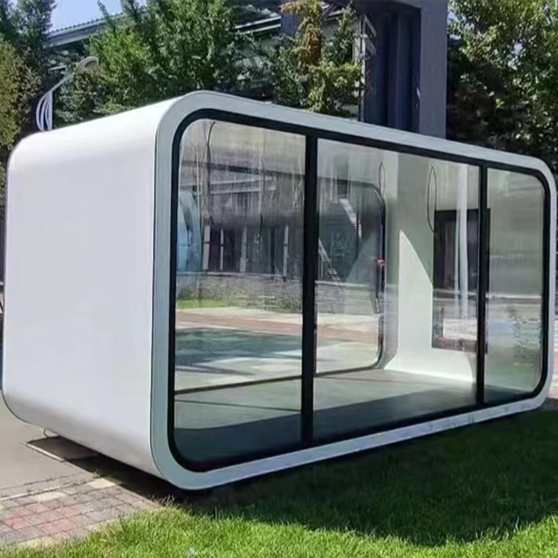 Prefab House Modern capsule tiny house  hotel Container home sleep pod Outdoor Mobile house luxury Sleep pod Capsule Hotel