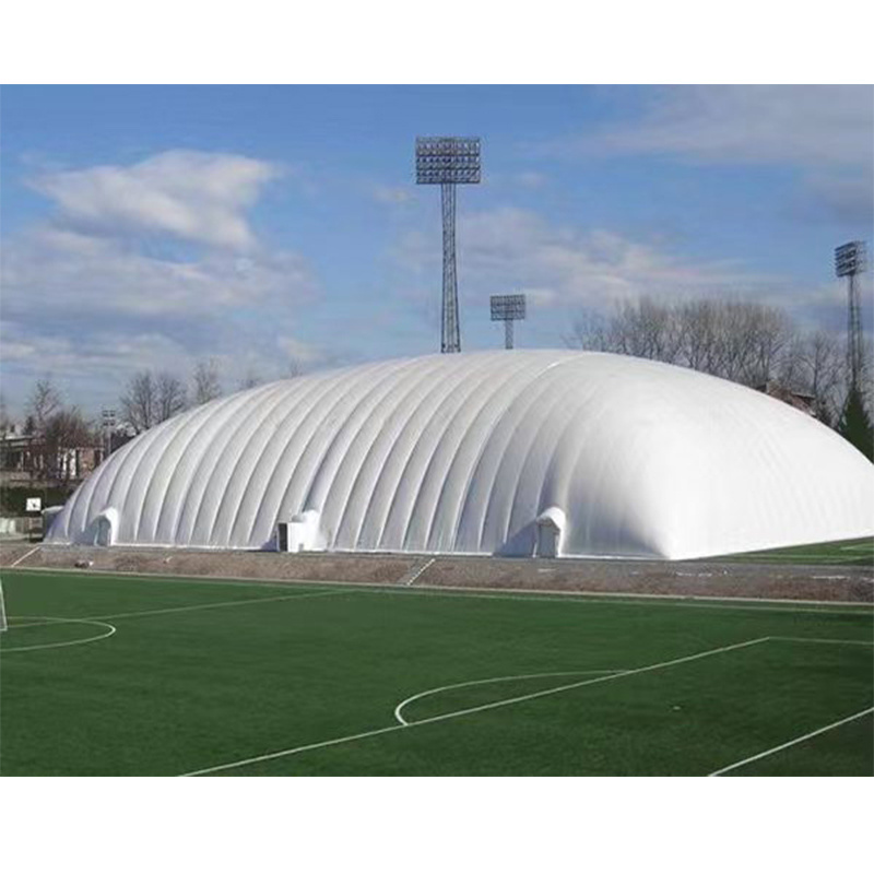 hot sale Low Energy Consumption Inflatable Membrane Structure Gymnasium Temporary Building Structures