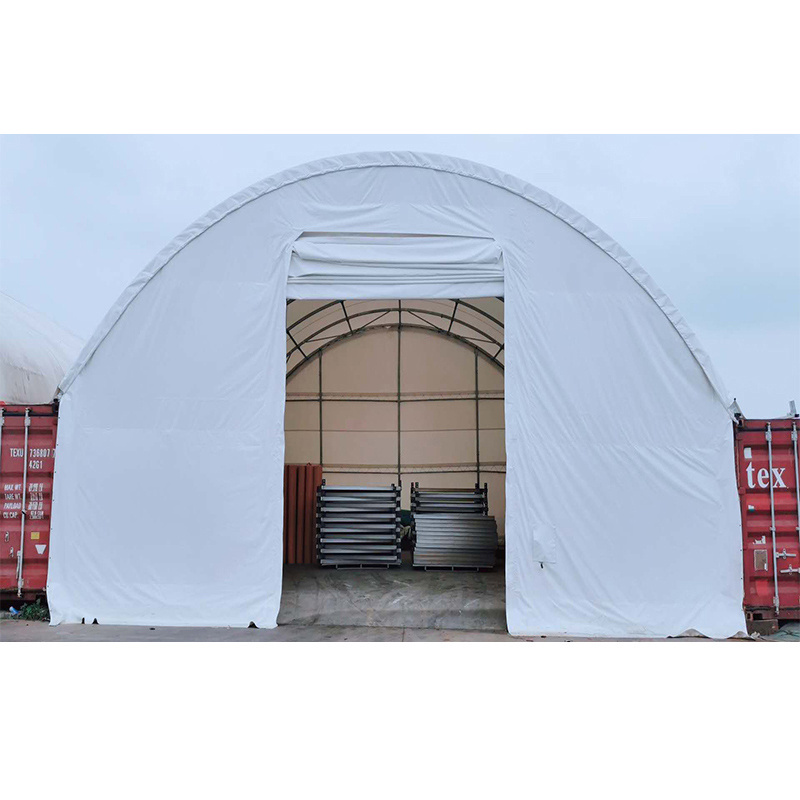 Container shed roof tent outdoor tents Suitable membrane tent shipping container cover for aircraft hangars stadiums shipyards