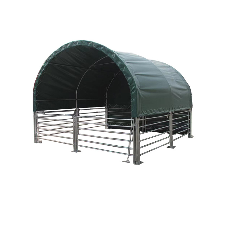 High quality PVC fabric structure livestock animal cattle cow horse sheep shelter shed tent for sale