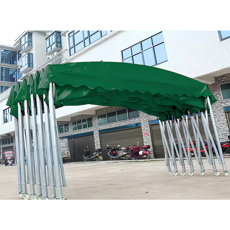 Push and Pull Folding Waterproof Car Wash Tent Movable Parking Tent  Large Storage Tent Canopy for Sale in China