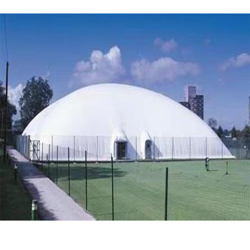 hot sale Low Energy Consumption Inflatable Membrane Structure Gymnasium Temporary Building Structures