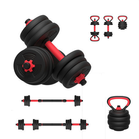 Hot Sale 6-1 Multi Functional Adjustable Dumbbell Sets Adjustable Kettlebell Sets