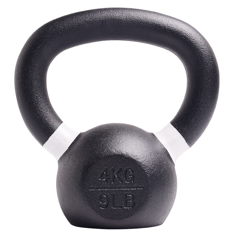 Custom Logo Gym Workout Fitness Equipment Engraved KG LB 4KG,12KG,16KG,24KG,32KG Cast iron Kettlebell