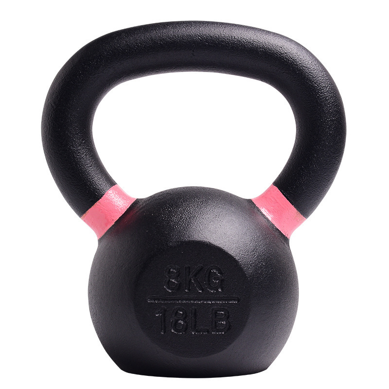 Custom Logo Gym Workout Fitness Equipment Engraved KG LB 4KG,12KG,16KG,24KG,32KG Cast iron Kettlebell